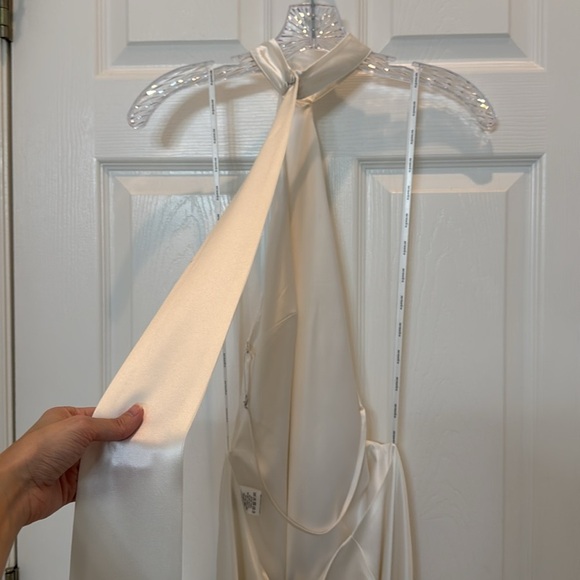 NWT Retrofete Jagger Silk Dress in White Size Large - Picture 11 of 16